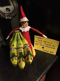Image result for Elf On the Shelf Ideas Banana