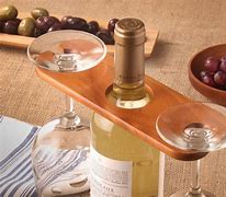 Image result for Wooden Wine Glass Holder