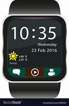 Image result for Smartwatch Screen Vector