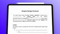 Image result for Easy Graphic Design Contract