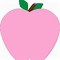 Image result for Apple Clip Art Dark Pink
