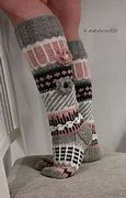 Image result for Loom Knit Christmas Slippers