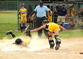 Image result for Playing Softball