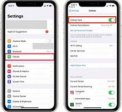 Image result for No Cellular Data Option iPhone