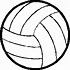 Image result for White Volleyball Clip Art