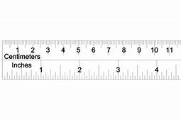 Image result for A Ruler in Centimeters and Inches