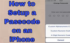 Image result for Set iPhone Passcode