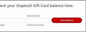 Image result for Check My Staples Gift Card Balance