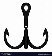 Image result for Simple Fish Hook Icon