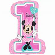 Image result for Minnie Mouse Number 1 PNG