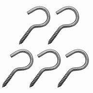 Image result for Stainless Steel Screw Hooks with Safety Buckle