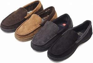 Image result for Men's Moccasin House Slippers