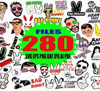 Image result for Bad Bunny SVG for Cricut