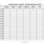 Image result for Free Editable Weekly Schedule Template