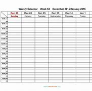 Image result for Blank Week Calendar Template