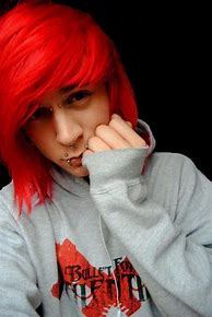 Image result for Emo Boy Red Hair