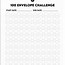 Image result for 100 Envelope Challenge Binder