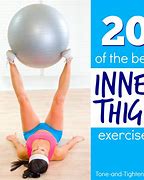 Image result for Inner Thigh Exercises with Ball
