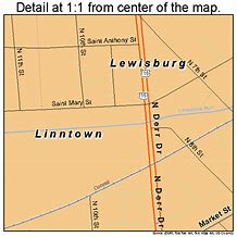Image result for Lewisburg PA Map with Surrounding Area Rt. 192