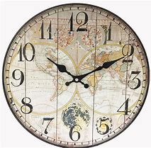 Image result for Mirrored Map Clock