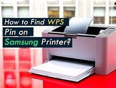 Image result for Samsung 460 Printer WPS Pin