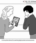Image result for Man with iPad Cartoon