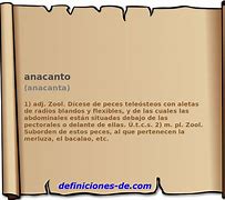 Image result for anacanto
