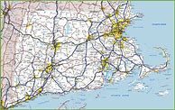 Image result for Highway Map of Rhode Island