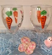 Image result for Painted Glass Cups Easter