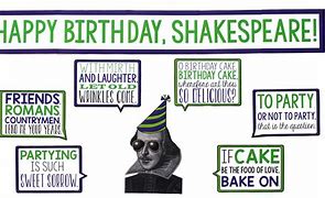 Image result for Shakespeare Birthday Meme
