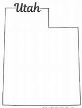 Image result for Utah State Outline