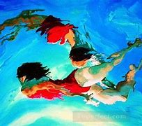 Image result for Sports Oil Paintings