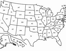 Image result for United States Map Outline Color