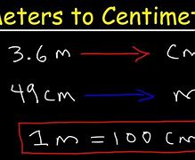 Image result for 1 Meter Is How Many Centimeters