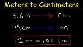 Image result for Convert Meters Centimeters