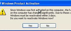 Image result for Windows XP Activation Error