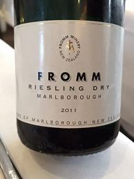 Fromm Dry Riesling に対する画像結果