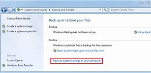 Image result for Factory Reset Windows Vista