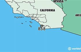 Image result for 858 Area Code