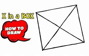 Image result for Box with X Inside Graphic