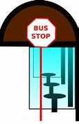 Image result for Bus Stop Sign Clip Art