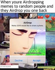 Image result for AirDrop iPhone Meme