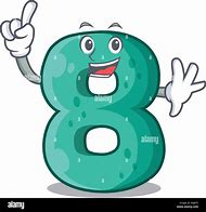 Image result for Cartoon Character Number 8