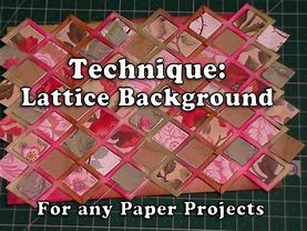 Image result for Paper Mache Lattice Screen