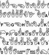 Image result for Sign Language Font