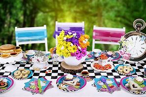 Image result for Alice in Wonderland Mad Hatter Tea Party