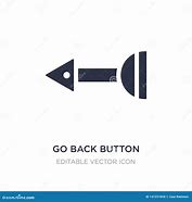 Image result for Go Back Button White