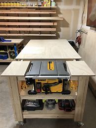 Image result for Table Saw Stand with Wheels