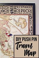 Image result for Push Pin Travel Map