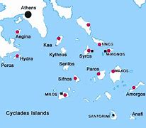 Image result for Mykonos Town Greece Map